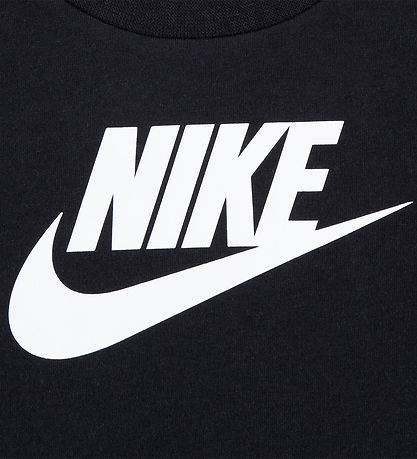 Nike Stuttermabolur - Svart