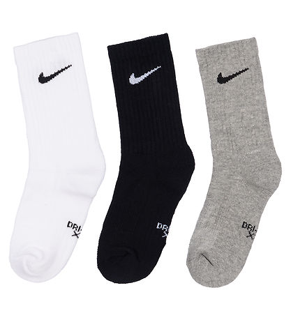 Nike Socks 6 Pack White Black Gray KW PL