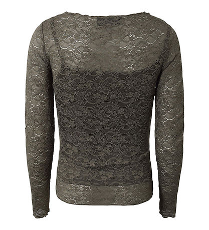 Hound Bluse - Lace Top - Army Green