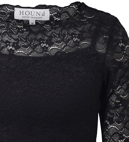 Hound Blússa - Lace Efst - Black