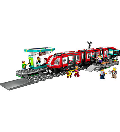 LEGO® City - Spårvagn och station 60423 - 811 Delar