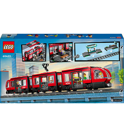 LEGO® City - Spårvagn och station 60423 - 811 Delar