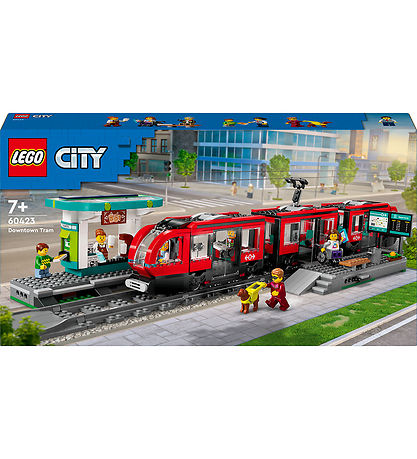 LEGO® City - Spårvagn och station 60423 - 811 Delar