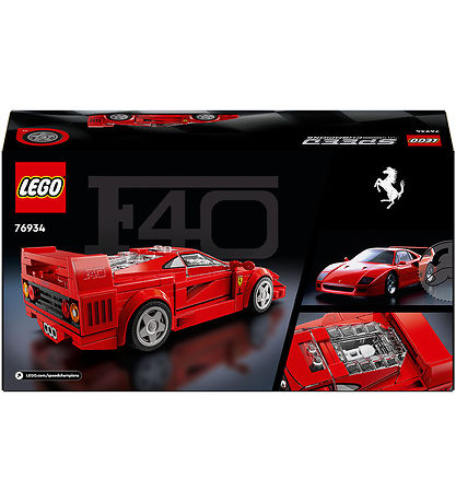 LEGO® Speed Meistarar - Ferrari F40 Supercar 76934 - 318 Partar