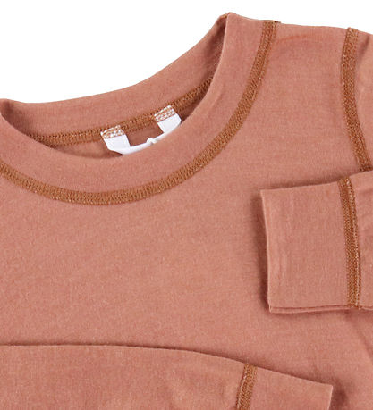 Joha Blouse - Wool - Red/Brown