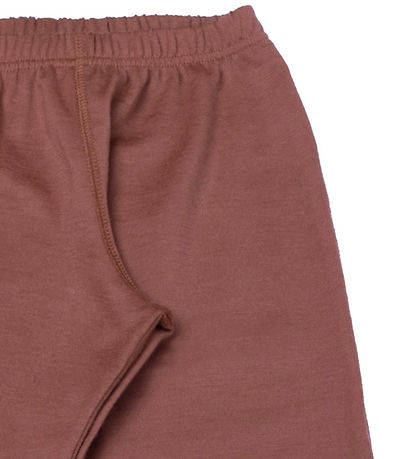 Joha Leggings - Wool - Red/Brown