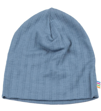 Joha Beanie - Wool/Silk - 2-layer - Blue