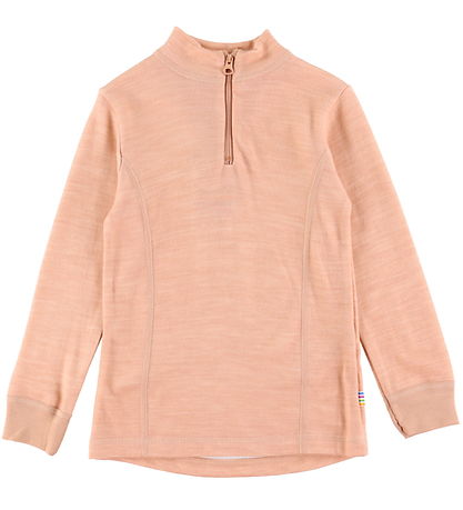Joha Blouse - Wool/Bamboo - Zipper - Peach