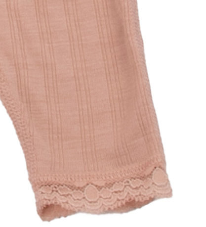 Joha Leggings - Wool/Silk - Peach