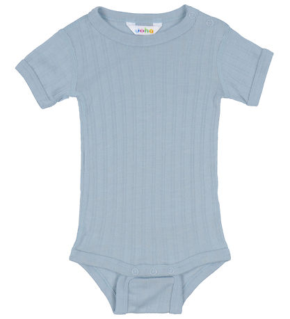 Joha Romper k/æ - Wol/Zijde - Dusty Blauw