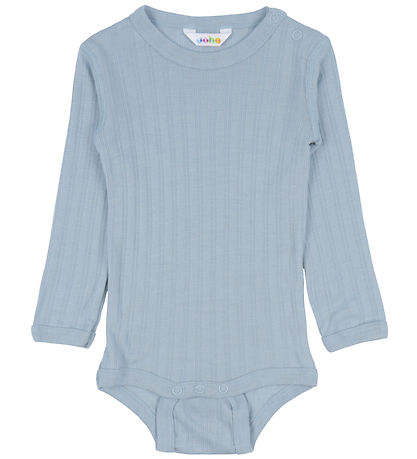 Joha Romper L/æ - Wol/Zijde - Dusty Blauw
