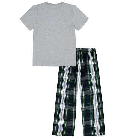 Polo Ralph Lauren Pyjama Set - Grey Melange/Check
