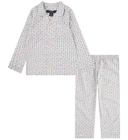 Polo Ralph Lauren Náttfatasett - Cloud Dansari/Bleikt M. Blóm