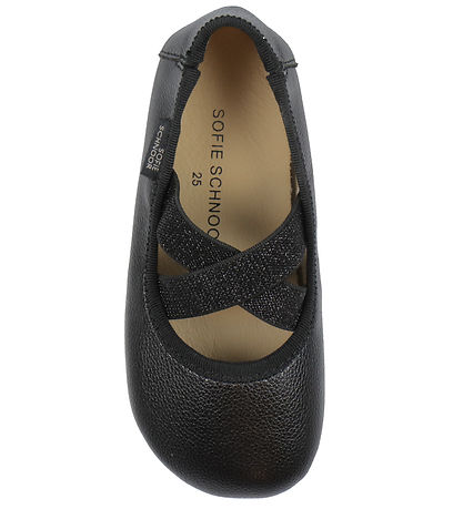 Sofie Schnoor Ballerina Hausschuhe - Schwarz