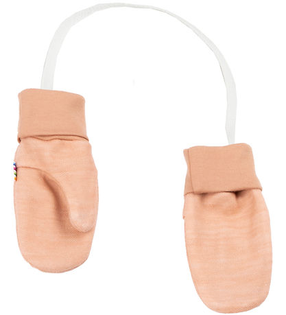 Joha Mittens - Wool/Bamboo - 2-layer - Peach