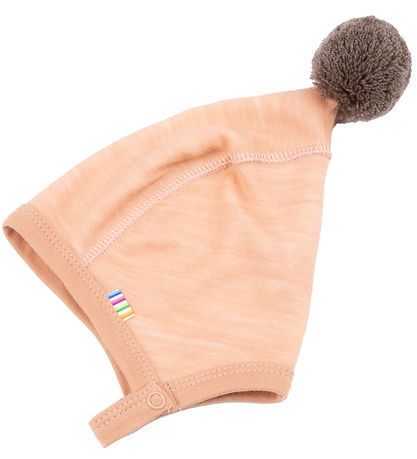 Joha Baby Hat - Wool/Bamboo - Peach