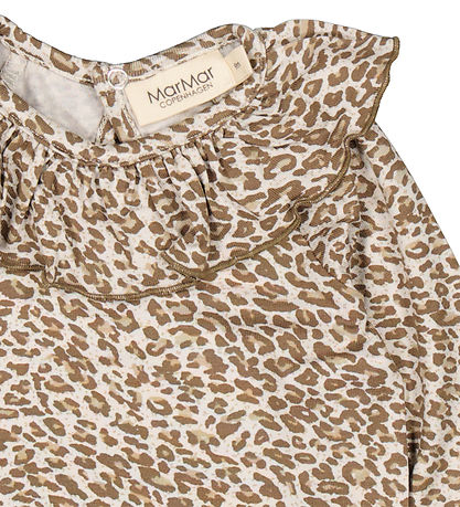 MarMar Samfella L/æ - Viscose - Berta - Forest Brown Leo