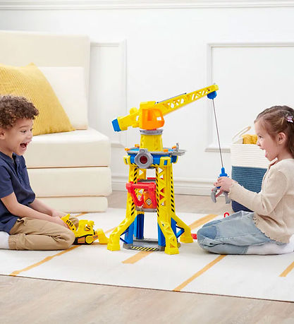 Rubble & Crew Leikfang - 60 cm - Bark Yard Crane Tower