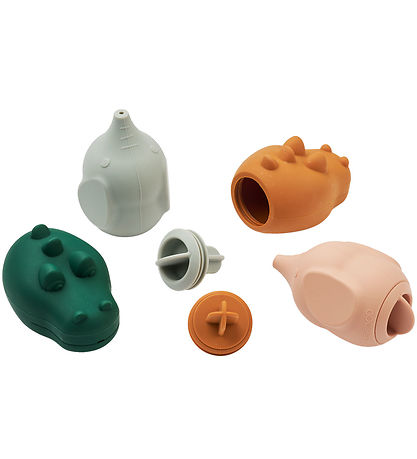 Liewood Bath Toy - Carolina - 4-Pack - Dove Blue Multi Mix