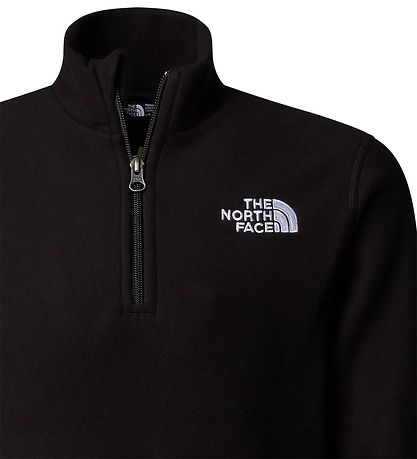 The North Face Fleece Jumper - Glacier - 1/4 Zip - Black