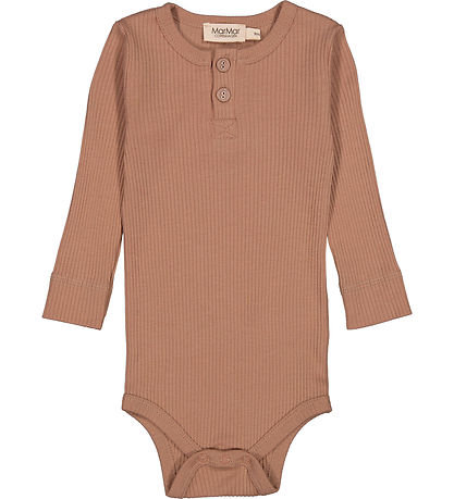 MarMar Samfella L/æ - Rib - Modal - Powder Taupe
