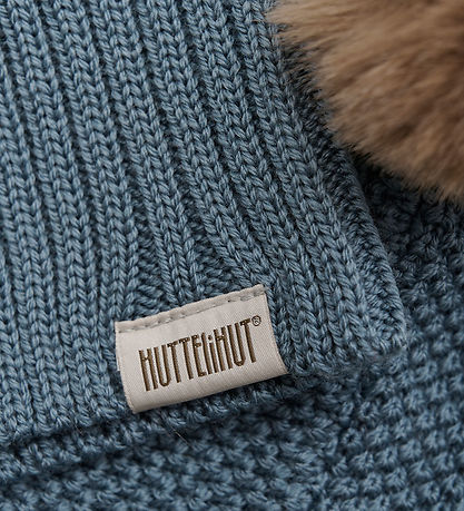 Huttelihut Balaclava - Wool/Cotton - Knitted - 2-layer - Stormy 