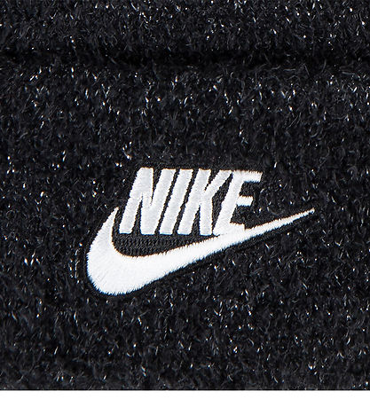 Bonnet/Gants Nike - Tricoté - Noir av. Brillant