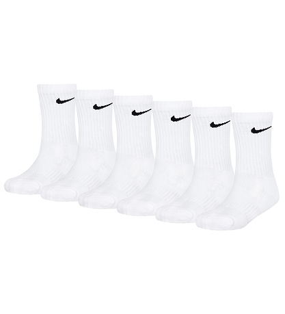 Nike Socks - Cushioned - Dri-Fit - 6-Pack - White