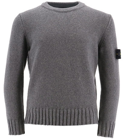 Stone Island Bluse - Strick - Grau Meliert