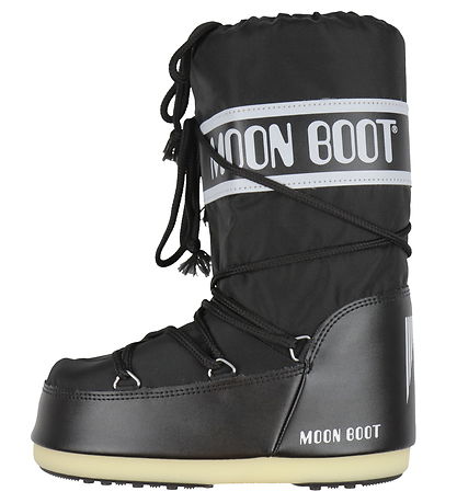 Moon Boot Kuldastígvél - Tákn Nælon - Svart