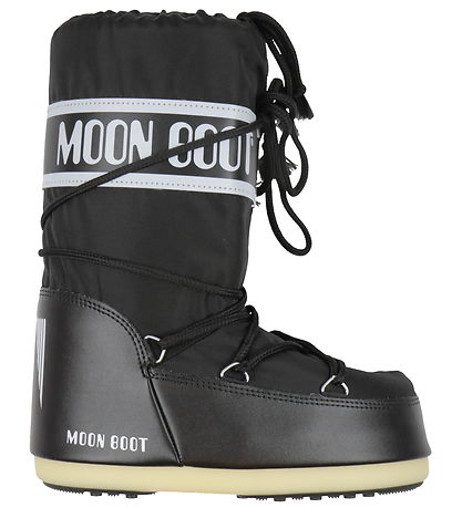 Moon Boot Kuldastígvél - Tákn Nælon - Svart