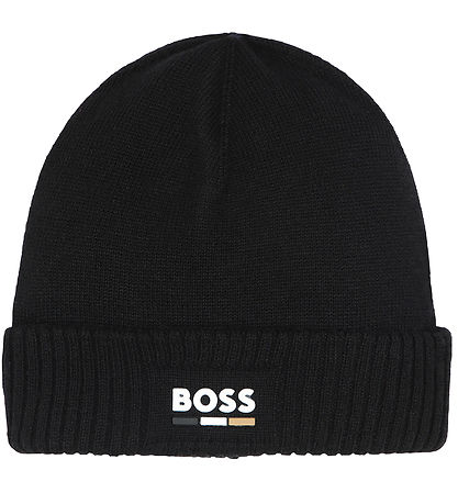 BOSS Beanie - Knitted - Black