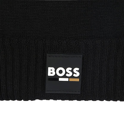 BOSS Beanie - Knitted - Black