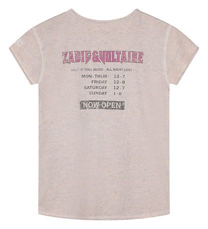 Zadig & Voltaire T-shirt - Apricot w. Print