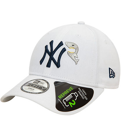 New Era Derhúfa - 9Fjörutíu - Apple - New York Yankees - Hvítur/