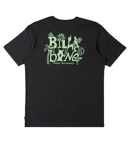 Billabong Stuttermabolur - Skuggalegt - Svart