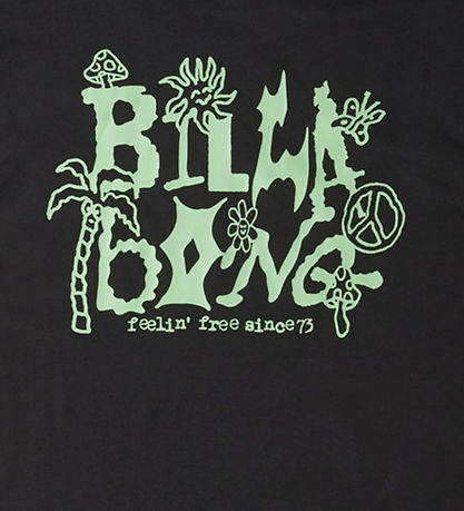 Billabong Stuttermabolur - Skuggalegt - Svart