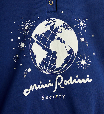 Mini Rodini Sweat Set - Bodysuit/Sweatpants - Society - Blue