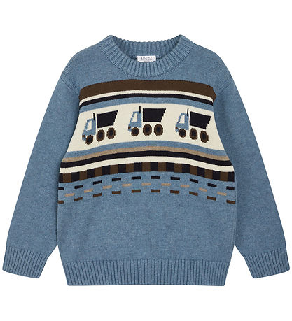 Hust and Claire Blouse - Knitted - Pelle - Ocean Melange w. Truc