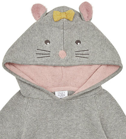 Hust and Claire Hettupeysa - Prjónað - Pinja - Light Grey Melang