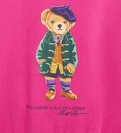 Sweat-shirt Polo Ralph Lauren - Rose av. Peluche