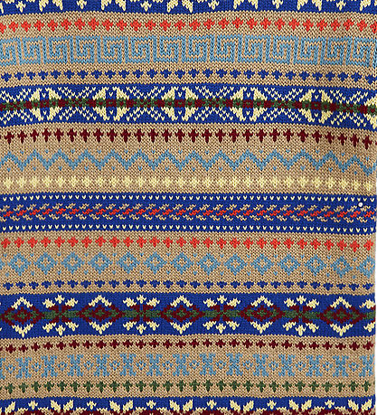 Polo Ralph Lauren Blouse - Cotton/Wool - Beige/Multicolour