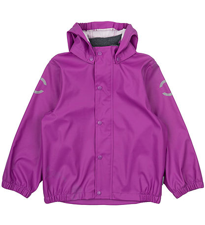 Mikk-Line Rainwear - PU - Recycled - Purple Cactus Flower