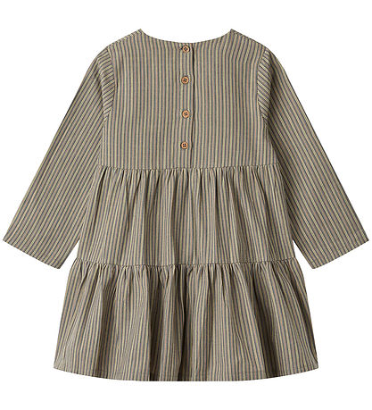 Wheat Kleid - Sophie - Blue Green Stripe