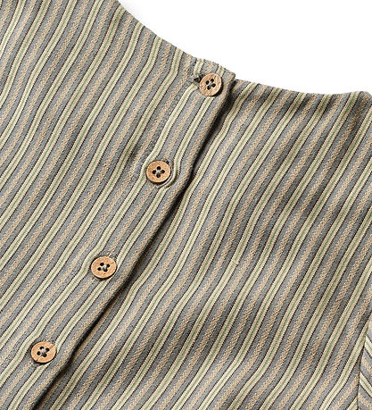 Wheat Kleid - Sophie - Blue Green Stripe