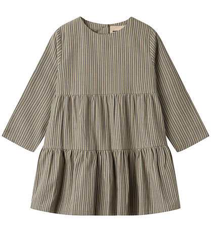 Wheat Kleid - Sophie - Blue Green Stripe