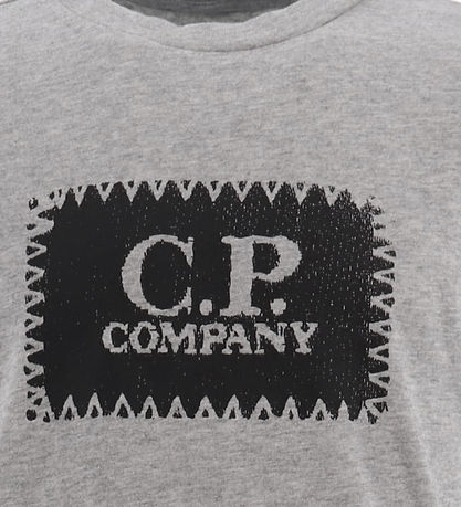 C.P. Company T-shirt - Gråmelerad m. Svart