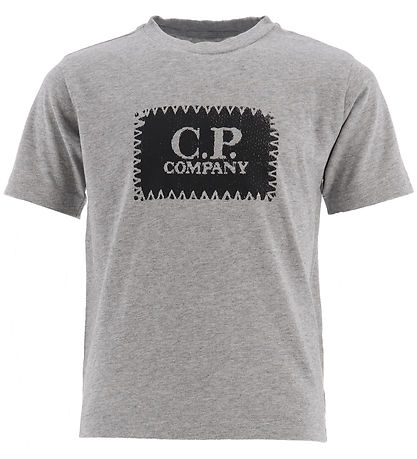 C.P. Company T-shirt - Gråmelerad m. Svart
