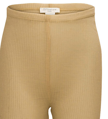 Minimalisma Leggings - Rib - Wool - Arona - Hay