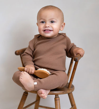 Minimalisma Leggings - Rib - Wool - Arona - Toffee